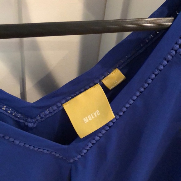 Anthropologie blue top. Maeve size 12 - Picture 2 of 3